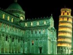 Lighted Pisa.