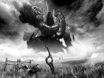 Xenoblade Chronicles - black-and-white