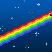 Nyan Cat Across Screen