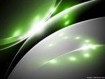 Lights green Spaceyard Abstract