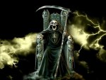 Grim Reaper laughing