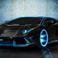 Lamborghini Aventador LP700, promotion car for the movie "Tron"2011