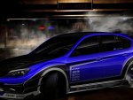 Car Blue Modify