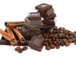 Chocolate, cinnamon and coffee