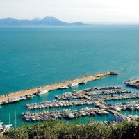 Tunisia , Sidi Bou Said Port