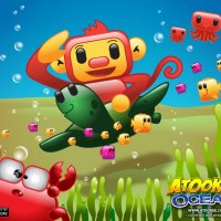 Atookee Ocean iPhone Kids Game Monkey Riding Turtle