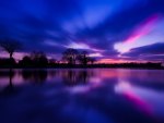 Dusk at Lake Purple