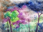Colorful Forest Paint