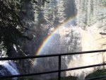 Waterfalls with the rainbow