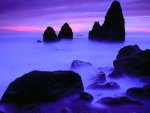 Purple Haze on the Rocks