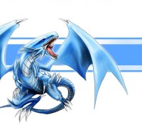 blue eyes wiht dragon