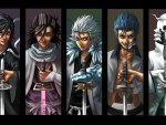 Rukia, Byakuya, Toushirou, Grimmjow, Ulquiorra