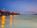 Pier at night