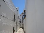 Narrow street in Vejer de la Frontera, Spain