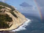 Rainbow over the waves
