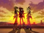 Yusei, Jaden, Yugi