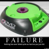 failure dvd rewinder
