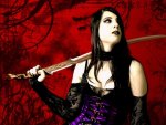 Gothic Girl with Sword