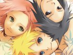 Naruto, Sakura, and Sasuke
