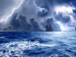 Exciting Storm at Sea