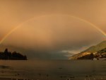 The Rainbow over the Lake