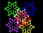 Rainbow Snow Flakes?