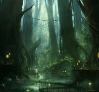 FANTASY DOORS DEEP WITHIN THE WOODS