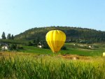 A Yellow Hot Air Balloon
