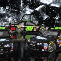 Dale Earnhardt Jr 16x9 Dark Knight Rises Mask BG