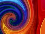 Swirl rainbow