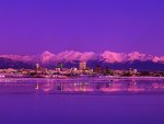 Anchorage Skyline Sunset