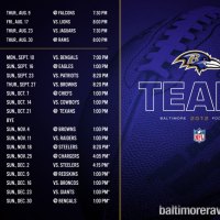 Ravens 2012 Schedule