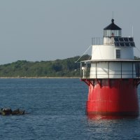 Lighthouse in Plymouth,MA
