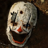 Evil clown mask