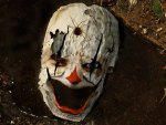Evil clown mask