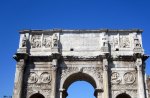 The arch of Constantine in Rome, Italy