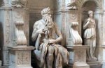 Michelangelo's Moses in the Church of San Pietro in Vincoli in Rome
