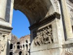 the Arch of Constantine in Rome 