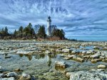 Clear Rocky Water Lighthouse