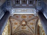 Ceiling of a church
