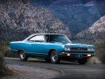 1969 plymouth GTX blue