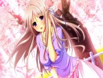 Midori Under Cherry Blossoms Tree!!!! :)