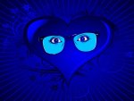 BLUE HEART Eyes