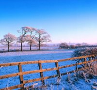 frosty countryside