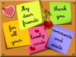 â™¥ Thank you card for all my DN friends â™¥
