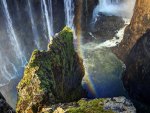 Rainbow over Victoria Falls