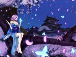 Saigyouji Yuyuko and Sakura Tree