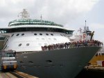 Cruising Through Panama Canal.