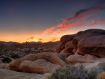 Rocky Desert Sunset