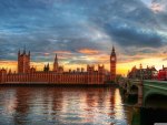 Westminster Palace at Dusk